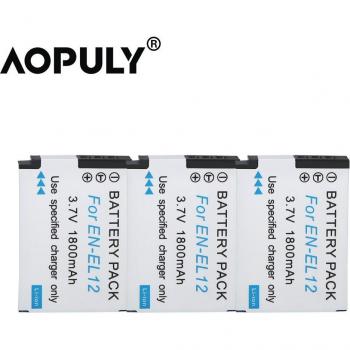 EN-EL12 Batterie + LCD USB Ladegerät für Nikon COOLPIX S9100, S9200, S9050, P300, P310, P330, S6200, S6300, S9400, S9500