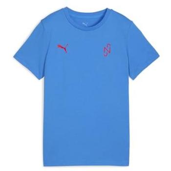 Puma Neymar Jr. Youth Tee – Royal & Red, 11–12 Years Old
