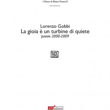La gioia è un turbine di quiete