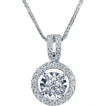 Elegant S925 Silver Necklace with Moissanite