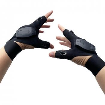 Guantes de ciclismo con iluminación LED