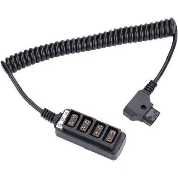 4-Port Female P-Tap Power Splitter for Battery Photography