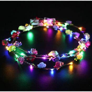 Glow in the Dark Bloem Hoofdband