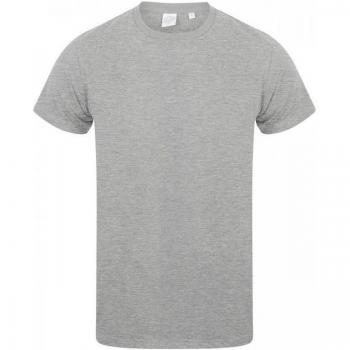 Feel Good Heather Stretch Tee – Light Grey Mens