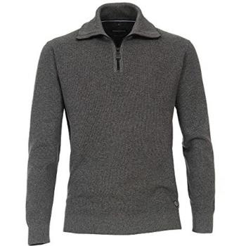 CASAMODA Troyer Pullover Herren uni grau XL