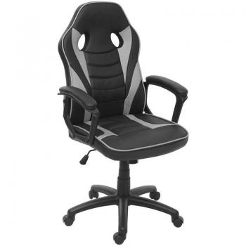 Seating de bureau HHG‑063 pivotant noir/gris
