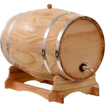 35L Wooden Wine Cask with Tap