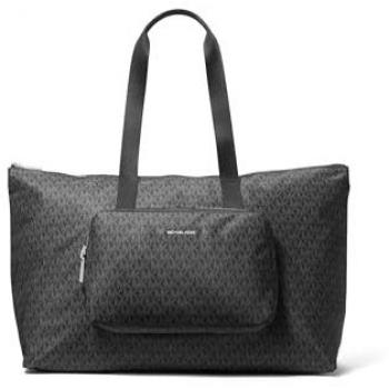 Grand Sac Pliable Michael Kors Femme avec Logo Noir