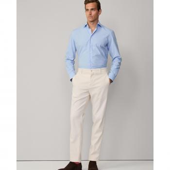Pantalone Hackett Uomo in Tricoline Colore Avorio Taglia 28
