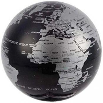 Polystyrene 14 cm Balvi Globe with 360° Rotation – Black