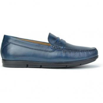 Zapatos de Hombre Mocasín Piel Marina Marino