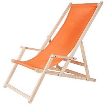 Divano da Camping Arancione Portatile