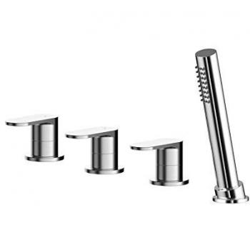 Deck Mounted Chrome Bath Shower Mixer