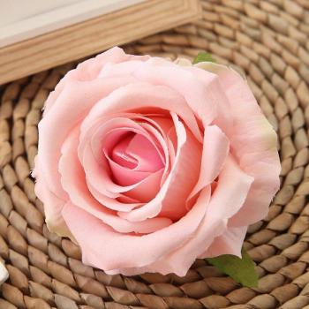 10cm Flannel Rose Flower Heads