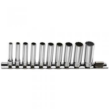 Facom Steckschlüssel-Set 1/4Z 12-Kant 11-tl