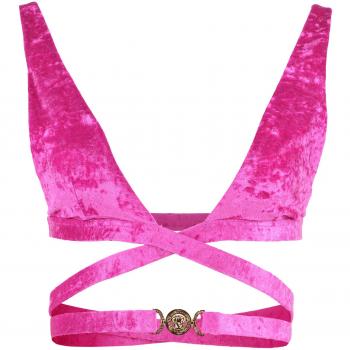 Haut Bikini Rose Méduse Versace