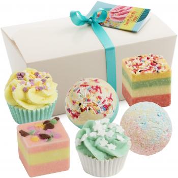 Handgefertigtes veganes 6er Set Badepralinen Sweets For My Sweet von BRUBAKER Cosmetics