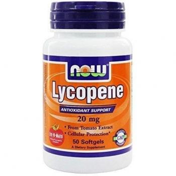 NOW Foods Licopeno 20mg 50 Softgels