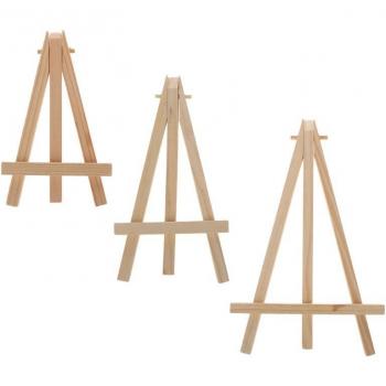 Holz Stativ für Namenskarten und Anzeigen