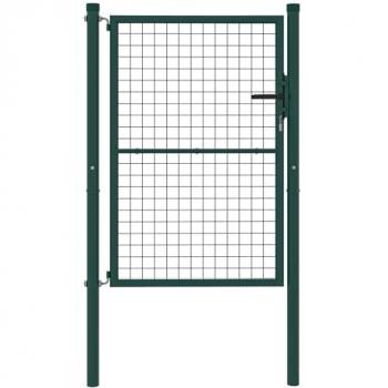 Portillon de jardin vert