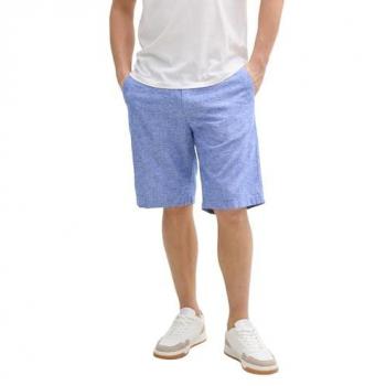 Herren‑Relaxed‑Fit‑Shorts von Tom Tailor – Leinen‑Bamwoll‑Mix, Mel