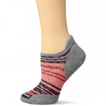 Calcetines Micro Striped Elite para Correr SmartWool Mujer, SW000772-039-S, gris claro, S