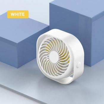 Ventilador USB de Mesa con Rotación 360° y Potente Viento Silencioso