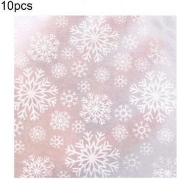 Paño Navideño Formable Copo de Nieve 3 Diseños