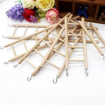 Wooden Climbing Ramp for Parrots and Gerbils