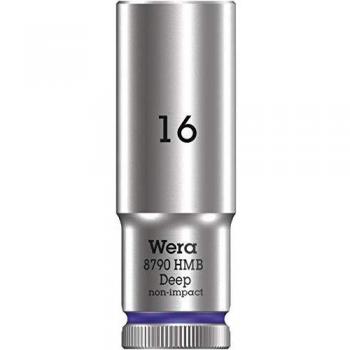 Wera 16mm Deep Socket 3/8 inch Drive Zyklop