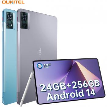Tablet Android 14 OUKITEL OT5S – 12 pollici di visualizzazione