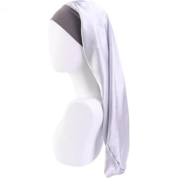 Bonnet de nuit en satin pour soins capillaires