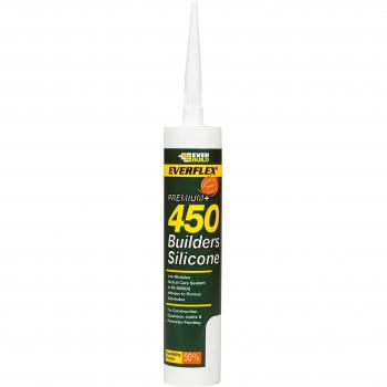 Everbuild Builders Silicone Sealant Grey 310ml