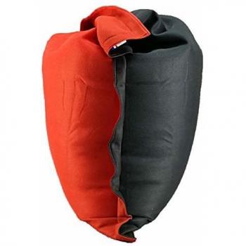 Coussin Pouf XXL 125x175 Gris Foncé/Ouillage