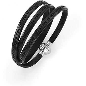 Bracciale in pelle AMEN Padre Nostro