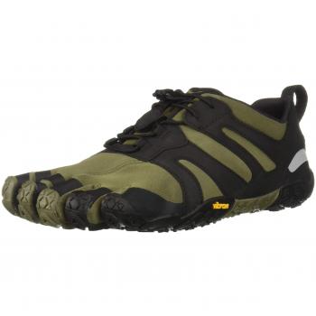 Vibram Five Fingers 19 M7602 V-Trail 2.0, Chaussures de Trail Homme, Vert Ivy Black, 47 EU
