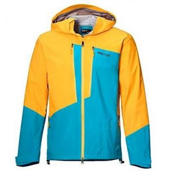 Solar/Enamel Blau Herren Jacke Marmot Huntley – Hardshell, wasserdicht, winddicht, atmungsaktiv, L