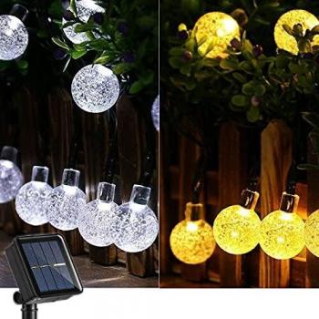 Outdoor Solar String Lights 39 Ft 60 LED