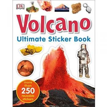 Ultimate Sticker Book: Volcano: More Than 250 Reusable Stickers by DK (English) 