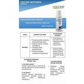 Coccine Korrektor für Schuhe Sneakers Whitener Weiß