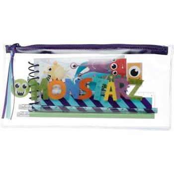 Ensemble trousse et bloc-notes Monstarz