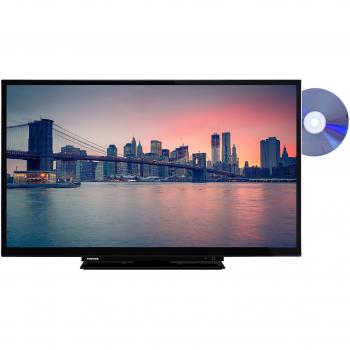 HD Ready TV 24 Zoll Toshiba 24D1763DA mit eingebautem DVD‑Reiter
