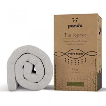 Panda Memory Foam Bamboo Relaxation Mattress Topper Standard King Size 150x200cm