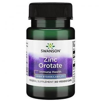 Swanson Zinc Orotate 60 Cápsulas de Algae