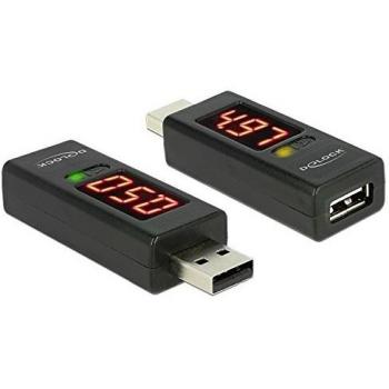 Delock 65569 USB 2.0 A Stecker zu A Buchse Adapter mit LED Anzeige