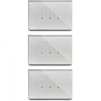 Bundle Smart Switch iotty I3 a 3 unità con controllo app IOS & Android