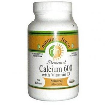 Nutriforce Kalcium 600 mg med D-vitamin 90 Tabletter
