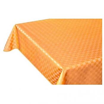 Nappe de Table Coton Résine Orange 140x140 cm