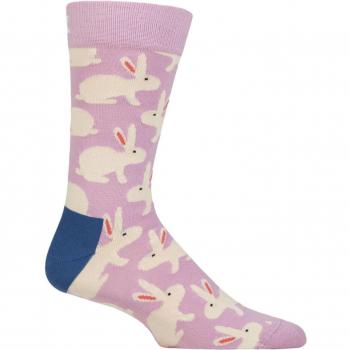 Chaussons Boucle Lapin Lavande