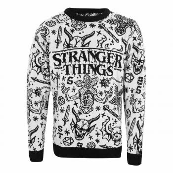 Sweatshirt Navideño Stranger Things Collage L